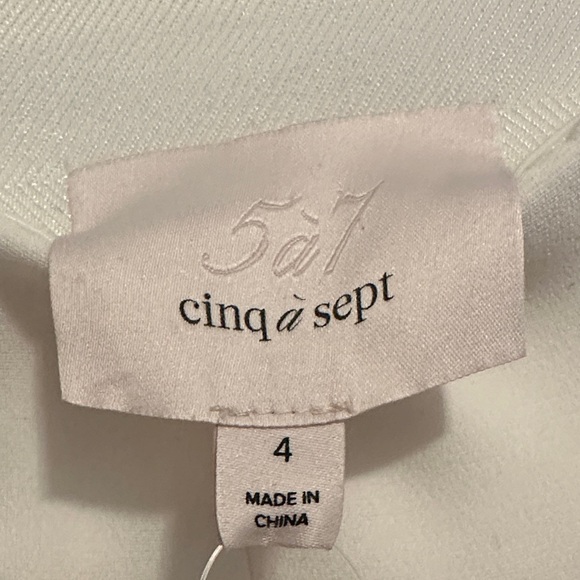 Cinq à Sept Billie White Flare Pants - Picture 8 of 9